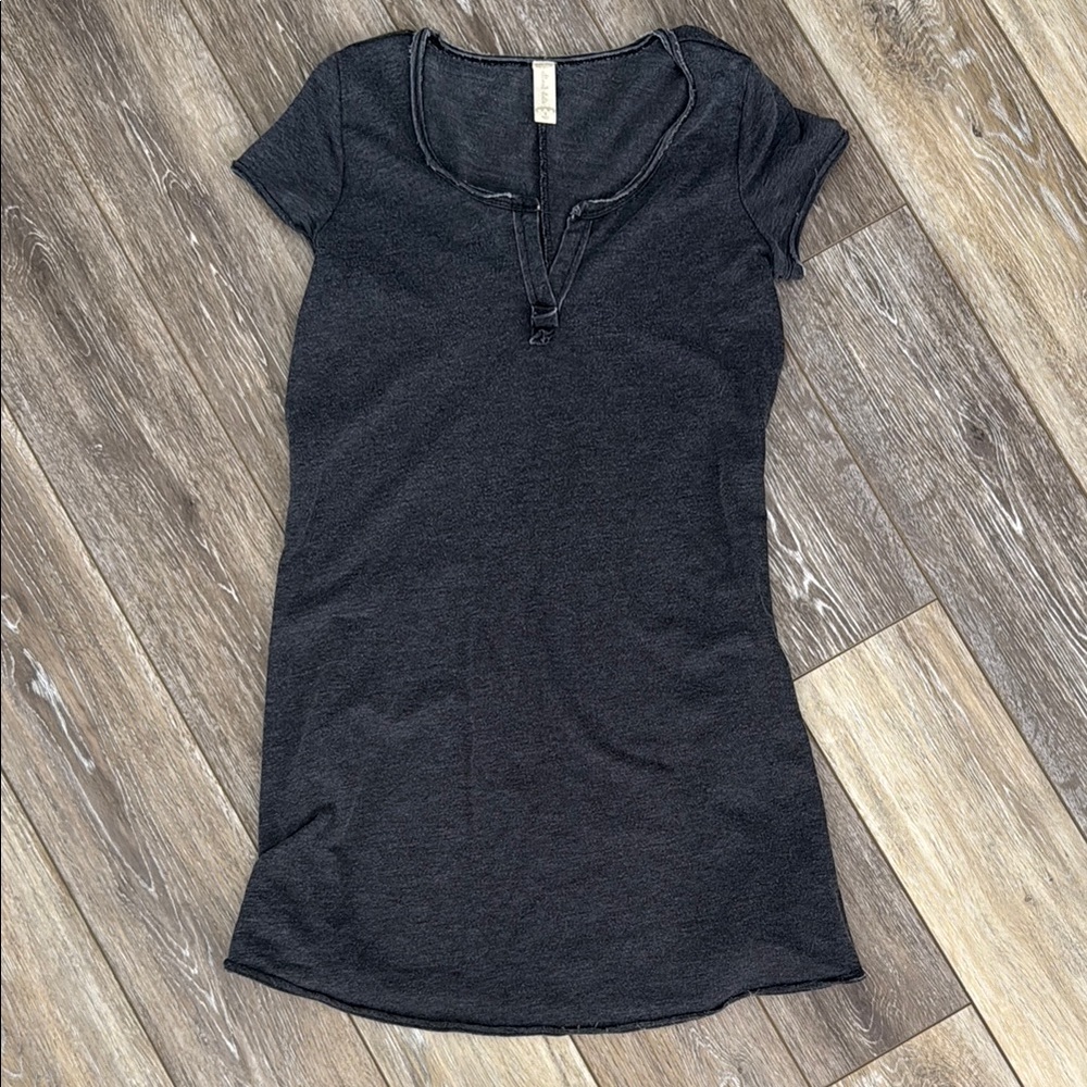 Gray T-shirt dress
